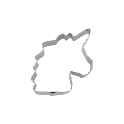 Ausstechform Einhornkopf, 6,5cm, Edelstahl n