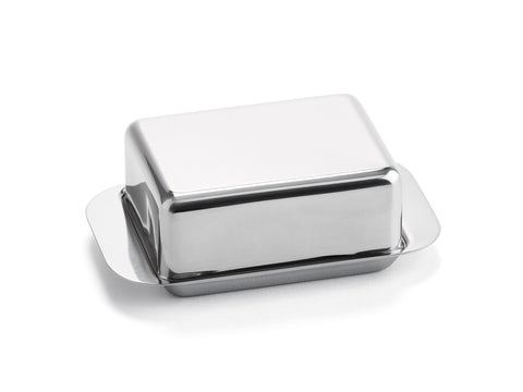 Butterdose aus Edelstahl - für 125 g
