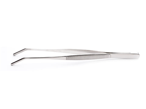 Grillpinzette gewinkelt 22 cm