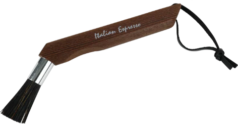 Espressopinsel, schräg, geöltes Thermoholz