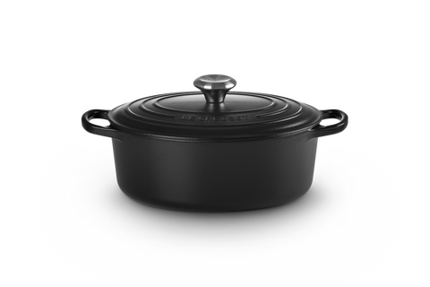 Le Creuset Bräter, oval 27 cm, schwarz