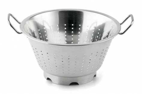 Seiher aus Edelstahl, massive Ausführung, Ø 32 cm