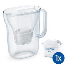 Brita, Wasserfilter-Kanne Style Essential, 2,4 Liter, weiß