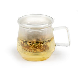 Teeglas mit Filter "Tea for One", verschiedene Farben