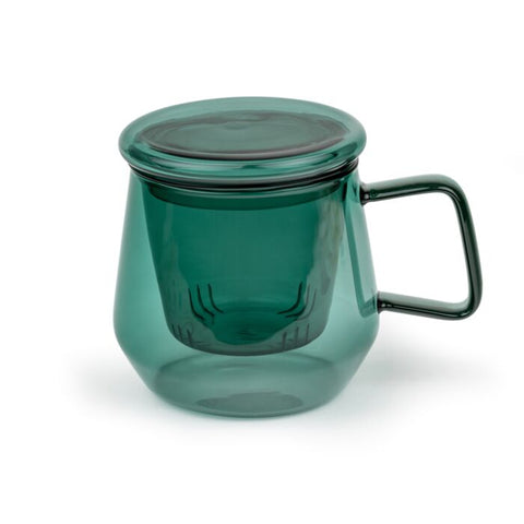 Teeglas mit Filter "Tea for One", verschiedene Farben