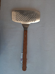 Burgerwender/ Fischwender, Edelstahl, Holz n