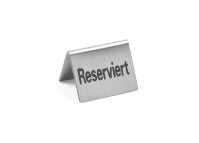Table sign "Reserved"