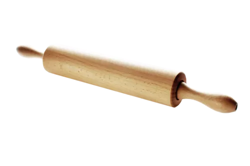 Nudelholz mit Metallachse