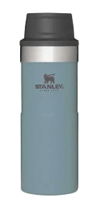 Stanley Classic Trigger Action Isolierbecher, hellblau, 0,35 L