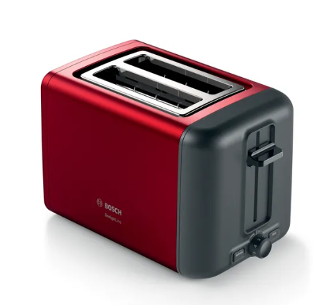 DesignLine 2-Schlitz-Toaster, rot, Bosch
