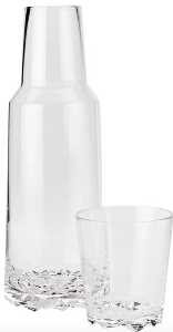 Stelton Karaffe mit Glas 'Glacier', 1 Liter
