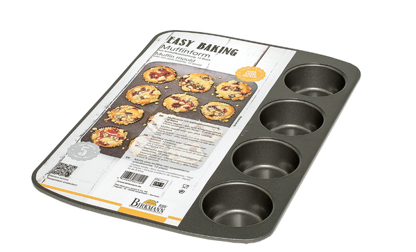 Muffinform mit Antihaftbeschichtung, für 12 Stück