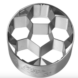 Ausstechform 'Fußball', 6,5 cm, Edelstahl