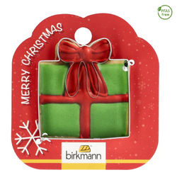 Ausstechform 'Geschenk', 6,5 cm, auf Geschenkkarte