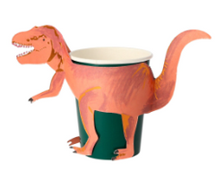 Meri Meri Pappbecher, T Rex