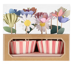 Meri Meri Cupcake-Set, Blumen