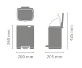 Bo Treteimer 4 Liter, verschiedene Farben