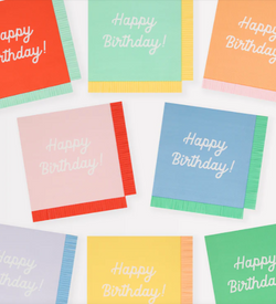 Meri Meri Papierservietten groß, Geburtstag, 16 Stück