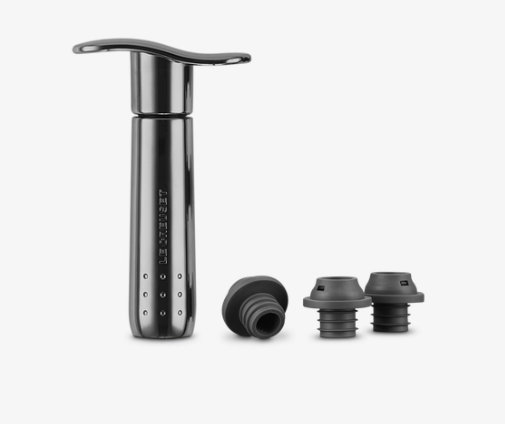 Le Creuset Weinpumpe aus Metall, WA-137, Black Nickel