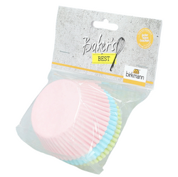 Muffin-Papierbackförmchen, Pastell, Ø 7 cm, 75 Stück
