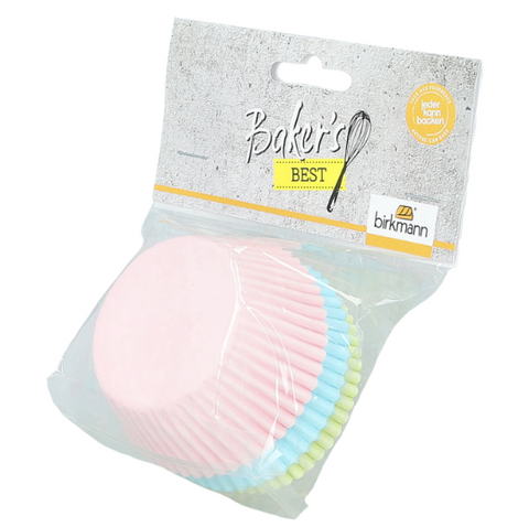 Muffin-Papierbackförmchen, Pastell, Ø 7 cm, 75 Stück