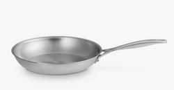 Flache 3-ply Edelstahl Pfanne, 20 cm