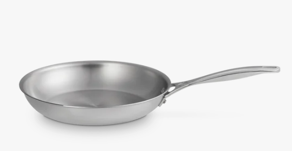 Flache 3-ply Edelstahl Pfanne, 20 cm