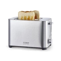 Two slot toaster with LED display, stainless steel