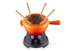 Le Creuset Fondue-Set aus Gusseisen