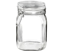 Fido Einmachglas quadratisch, 1 Liter