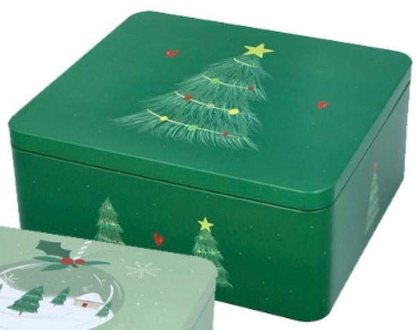 Gebäckdose "Weihnachtsbaum", 19x21 cm