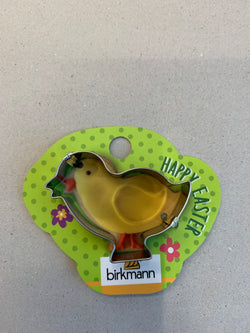 Ausstechform 'Küken', 4 cm, auf Geschenkkarte, Edelstahl