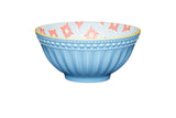 KitchenCraft Bowl, Pale Blue Detailed
