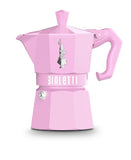 Bialetti Moka Exclusive rosa - verschiedene Größen