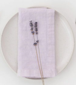 LinenTales Servietten, Lavender Fog, 40x40cm, 2er-Set