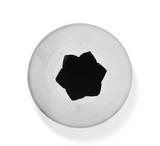 de Buyer Sterntüllen, ohne Falz, Edelstahl,  Ø 1,1 cm, 6 Z