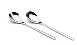 Klassisches Salatbesteck aus Edelstahl 24cm