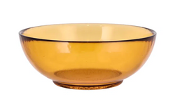 Schale Kusintha, 20 cm, Amber