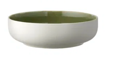 Schüssel North, 19 cm, weiß/shiny moss