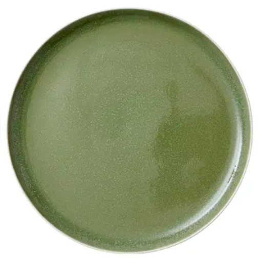 Teller North, 27 cm, weiß/shiny moss