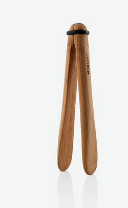Nordic kitchen Aufschnittzange,  17 cm, karbonisierter Bambus