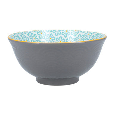 KitchenCraft Bowl Grey Arches Patteern