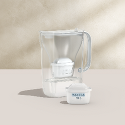 Brita Filter-Kanne Style Essential, 2,4 L, weiß, inkl. 1 Kartusche