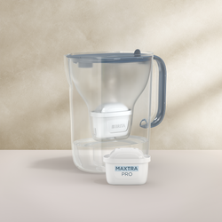 Brita Filter-Kanne Style Essential, 3,6 L, steinblau, inkl. 1 Kartusche