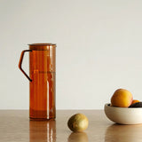 Kinto Wasserkanne, Cast Amber, Glas