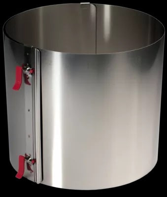 Lares Tortenring mit Klemmhebel, extra hoch, 18-30 cm