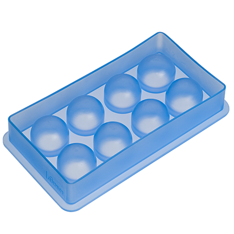Ice cube maker balls Ø33mm, ice blue