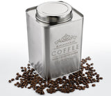 Storage jar COFFEE stainless steel, different sizes