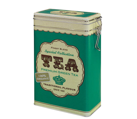 Storage jar TEA, green