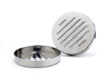 Hamburger press made of stainless steel